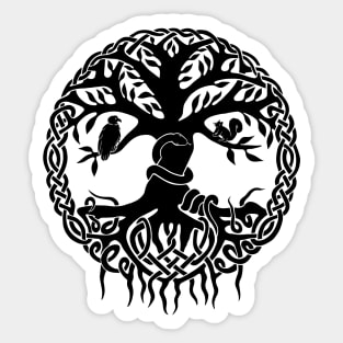 Yggdrasil The World Tree Sticker